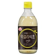 비법소스 오뚜기 이천쌀로 만든 막걸리식초 345ML 식사준비 반찬거리 요리 레시피, 1개