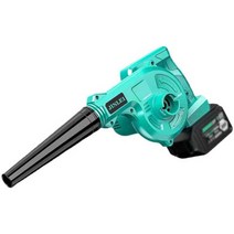 송풍기 휴대용 청소기 캠핑 낙엽 공조기 배풍기 공업용 미니, 베어 메탈 Dongcheng +상단 버튼 배터리