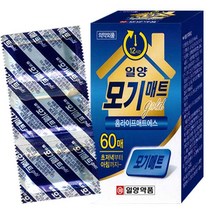 일양 모기매트 골드 60매입/모기/모기약/모기향/리필/매트, 1개