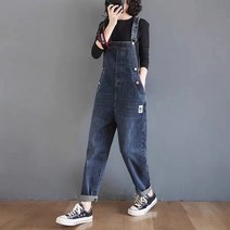 패션 오버핏 박민영 아이유 맥시 점프수트 청멜빵바지 설인아 추자현 한혜진 카고 30대