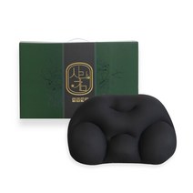 사랑예감 사계절용 마약베개 + 고급세탁망 선물세트, 차콜
