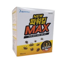 (주)퓨오바이더스 뉴파워킬 맥스 파리유인제 해충 살충 파리약 축사파리 파워킬맥스100g, 10개