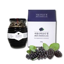 구록원 국내산 아로니아오디 수제쨈 390g, 1개