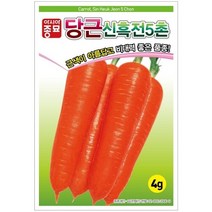 아시아종묘 신흑전5촌 당근씨 가을겨울 당근씨앗 종자 4g