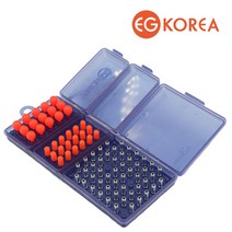 이지코리아 BR311 전자케미 풀세트 민물낚시용품, 오렌지