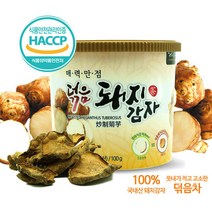 남도농산 덖음돼지감자 100g x 2박스 / 돼지감자차 원물 볶은 건강차 건강음료, 2개