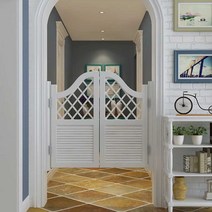 스윙문 칸막이 울타리 가벽 슬라이딩도어 양문 가림막, 140x90cm