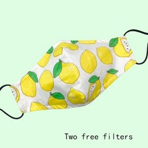 여과포 공조기 필터 소스 제조사의 면화 마스크 3 겹 천 패브릭 인쇄 삽입 가능 PM2.5 필터 세척, 02 Cute 3_01 For Adult