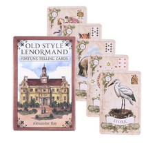 타로 카드 마녀 요술 나무 룬 돌 세트 보드 게임 테이블 운세 데크, A9 Lenormand Oracl