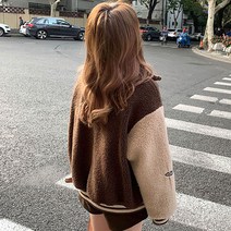 여자 트렌치코트 바바리 여성 봄코트 가을 롱코트 간절기 빅사이즈 봄 Xiaoxiangfeng 패딩 램 울 코트 여성 가을 겨울 두꺼운 미국 야구 유니폼 Sherpa Wool Top 2023