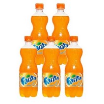 환타 오렌지, 600ml, 5개