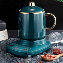 폴라도레 전기 약탕기 티포트 우유 데이구 보온기 중탕기 +(L), DD-0038-02-핑크[500ML]