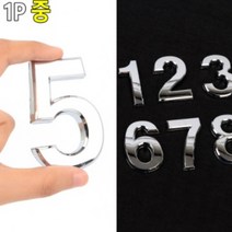 입체 은색 숫자판 중형 이니셜 스티커 숫자 방 번호 호수 큰 문자 꾸미기 빌라 엘리베이터 층수 사무실 호실판 전화 넘버, 제품선택, 9