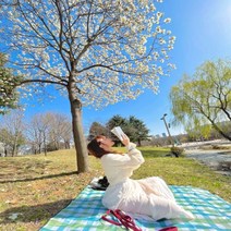 애드망 방수 돗자리 감성 피크닉 매트 캠핑 낚시, 파스텔민트