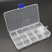 도구 상자 전자 플라스틱 용기 케이스 SMD SMT 나사 바느질 PP 투명 부품 보관, 단일옵션
