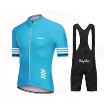 Raphaful 여름 남성 반팔 사이클링 의류 맞춤형 로고 철인 3 종 경기 승마, [05] XL, [02] Cycling Set 2