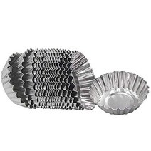 에그타르트 미니 타르트 팬 30개세트 CHYIR 30 Pcs Egg Tart Cookie Molds Bakeware Cupcake Cake 베이킹 Cups 파이팬 컵 Jelly Mould, 본문참고