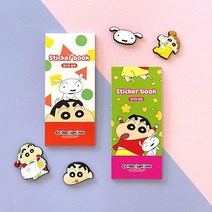 짱구는못말려 스티커북 짱구 스티커 15매, 짱구와모험