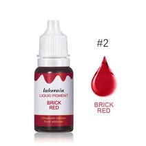 립글로즈 립틴트 립밤 립라이너 잘 지워지지 않는 착색 타투 립스틱 틴트 새로운 10ml 액체 안료 립글로스 컬러 안료 염색 제 워터 오일 더블 사용 립글로스 diy 슬라임 설탕, 2
