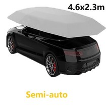 차량용 도킹 차박텐트 Car Umbrella Semi-Automatic Awning Tent Auto Smart Insulated Cover Outdoor Wate, 08 4.6M SEMI Silver