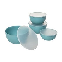 키친에이드 주방용 그릇 용기 4종 반찬통 밀폐용기 32온스 주방용품, Aqua Sky 2