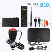 위성 TV 수신기 무료 보기 캐러밴 캠핑 차량 디코더 dvb t2 튜너 dvb-t2 자동차 튜너 디지털 셋톱 박스 dvb c h.265 hevc s, 자동차 튜너 와이파이