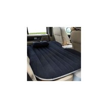 자동차 공기 팽창식 여행용 매트리스 침대 뒷좌석용 범용 다기능 소파 베개 야외 캠핑 매트 쿠션, 블랙