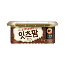 청정원 맛있는밑반찬 잇츠팜 통조림 햄 순돈육 추천 자취 캠핑음식 115g 간단한요리 간편식, 32개