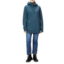 [볼콤] 레이디스 보온 스웨트 파커 (롱 길이 피트) [ H4152304 TOWER PO FLEECE ] 스노우 보드 SRB스톰 블루 XS
