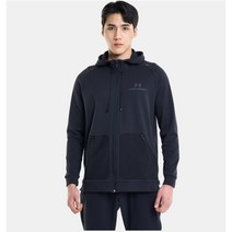 국내매장판 언더아머 9번 후드티 UARUSH 다목적 풀 집 후디 1367770-001 블랙