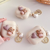 [키링set] 헬로곰돌이 에어팟케이스 프로 1세대 2세대 3세대 에어팟케이스, 키링set+헬로곰돌이, 에어팟 프로