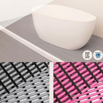 화장실바닥 잘라쓰는 푹신한 깔판 롤매트 6M 그레이 욕실깔개 발판, 보라