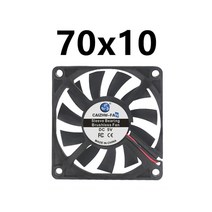 브러시리스 모터 냉각 팬 저소음 40MM 120MM 2 핀, 07 7010_02 12V