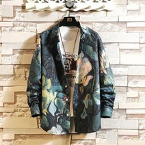 꽃남방 남자 빅사이즈 꽃무늬 셔츠 페이즐리 화려한 캐주얼 탑 W19