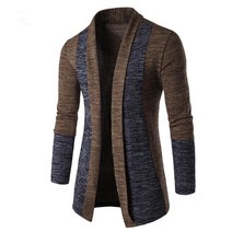 FANSYLI 남성 가디건 니트 캐주얼 점퍼 춘추 니트 점퍼 79호