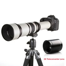 650-1300mm f8.0-16 수동 초망원 줌 렌즈 + sony 카메라 케이스 가방, 정경