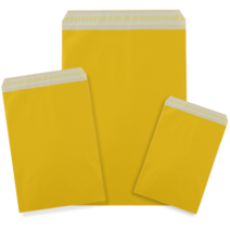 HDPE 택배봉투 의류봉투 40X50+4cm 50장, 50, 겨자색