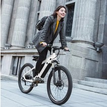 emtb 로드 전기 산악 자전거 3륜 삼륜 가성비 전기자전거 26 인치 산악 250W 하이브리드 산악 숨기기 리튬 배터리 Ebike, CN, 하얀, 한개옵션1