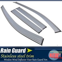 렉서스 ES GX LX NX RX 레인 가드 디플렉터 액세서리 연기 창 윈도우 윈드 바이저 4 개/1 세트 2005-2018 433401, GX400 2009-, GX400 2009-
