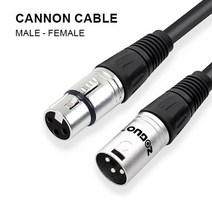 zoguo xlr 마이크 케이블 남성-여성 믹서 audio rca hifi high fidelity sound quality 증폭기 케이블 블랙, 검은색, 3m