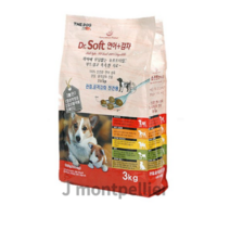 더독 닥터소프트 애견용 소프트사료, 10개, 3kg, 0   2가지 주 원료 (감자+연어)