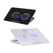 링킨 LS-210 노트북 쿨러 쿨링패드 맥북 17인치 노트북 거치대 받침대 스탠드, 화이트