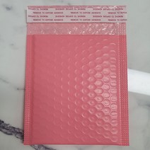 핑크 택배 안전 봉투 뽁뽁이 에어캡 소형 비닐봉투 포장 소량 판매, 4호_15cm*18cm+4cm