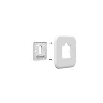 T-시리즈 온도 조절기(THP2400A1080)용 Honeywell Home 대형 커버 플레이트 및 전기 박스 어댑터 흰색