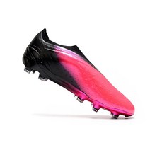 인조잔디축구화 신발끈 없는 남성 축구화 FG 클리트 통기성 botas de futbol 스니커즈 2022