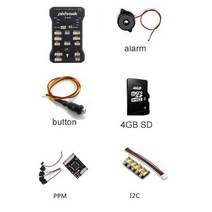 Pixhawk-PX4 비행 컨트롤러 Autopilot PIX 2.4.8 32 비트 + 안전 스위치 버저 4G SD I2C 분배기 확장 모듈, 02 Style B