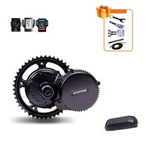 Bafang 모터 48V 750W BBS02B BBS02 미드 드라이브 모터 8fun 전기 자전거 자전거 변환 키트 엔진 52V17.5Ah 20Ah 리튬 배터리 키트, 48V750WC96544T, 48V13AH, 브레이크 레버