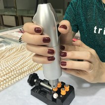 진주 구멍 뚫는 기계 핸드 드릴 구멍 뚫는 기계 전동 미니 확공기 diy 작은 전기 드릴 마이크로 핸드 드릴, 펀치 +2핀