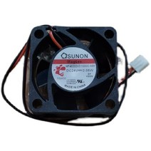 SUNON MF40202VX-1000C-A99 DC 24V 0.68W 40x40x20mm 2 선 서버 냉각 팬, 한개옵션0