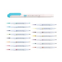 제브라 마일드라이너 형광펜 그린(MG), 5개